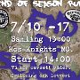 Välkomna till 2017 års End of season. Samling kl 13.00 hos Knights MC